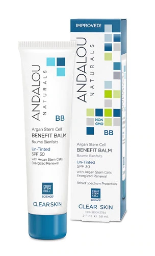 Comprar Andalou Naturals Clear Skin Argan Stem Cell BB Benefit Balm Un-Tinted SPF 30 -- 2 fl oz