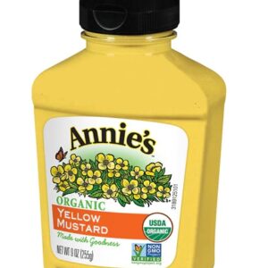 Annie's Organic Yellow Mustard -- 9 fl oz
