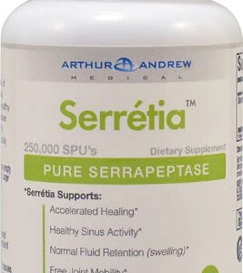 Arthur Andrew Medical Inc. Serretia Pure Serrapeptase -- 250000 SPU - 90 Capsules