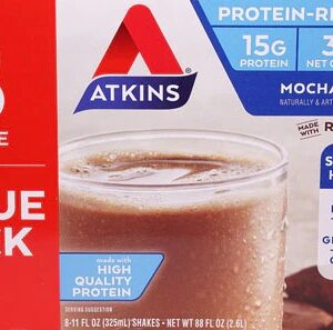 Comprar Atkins RTD Shake Mocha Latte -- 8 Shakes