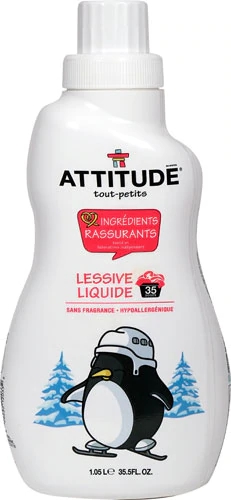 Attitude Little Ones Liquid Laundry Detergent Fragrance Free -- 35.5 fl oz