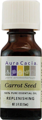 Aura Cacia 100% Pure Essential Oil Carrot Seed -- 0.5 fl oz