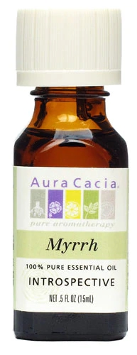 Aura Cacia 100% Pure Essential Oil Myrrh -- 0.5 fl oz