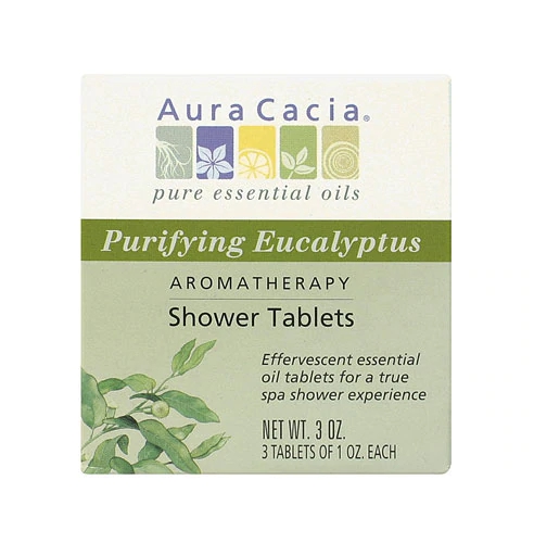 Comprar Aura Cacia Aromatherapy Shower Tablets Purifying Eucalyptus -- 3 Tablets