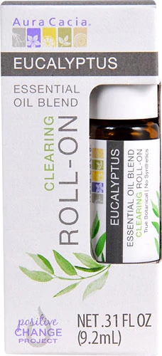 Comprar Aura Cacia Essential Oil Blend Clarifying Roll-On Eucalyptus -- 0.31 fl oz