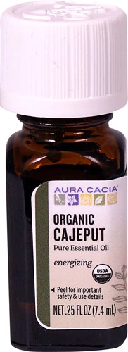 Comprar Aura Cacia Organic Pure Essential Oil Cajeput -- 0.25 fl oz