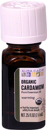 Comprar Aura Cacia Organic Pure Essential Oil Cardamom -- 0.25 fl oz