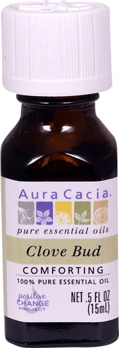 Aura Cacia Pure Essential Oil Clove Bud -- 0.5 fl oz