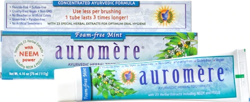 Comprar Auromere Ayurvedia Herbal Toothpaste Foam-Free Mint -- 4.16 oz