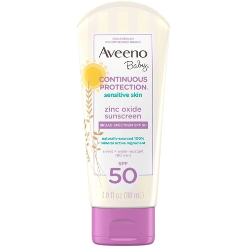 Comprar Aveeno Baby Continuous Protection® Sensitive Skin Zinc Oxide Sunscreen SPF 50 -- 3 fl oz