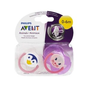Avent Classic Pacifier 0-6 Months -- 2 Pieces