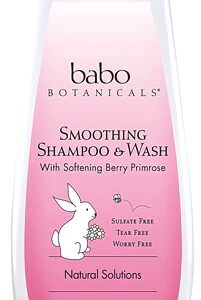 Babo Botanicals Smoothing Shampoo & Wash Berry Primrose -- 8 fl oz