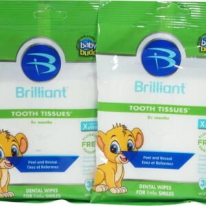 Baby Buddy Tooth Tissues Bubble Gum -- 30 Wipes