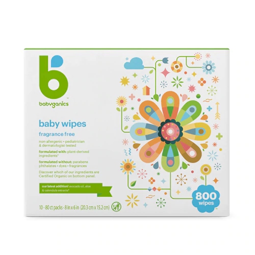 Comprar Babyganics Face, Hand & Baby Wipes -- 800 Wipes