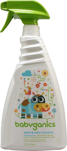 Babyganics Stain and Odor Remover Fragrance Free -- 32 fl oz