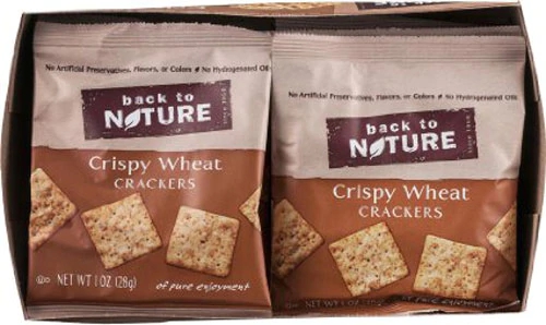 Comprar Back To Nature Crispy Wheat Crackers -- 8 Pouches