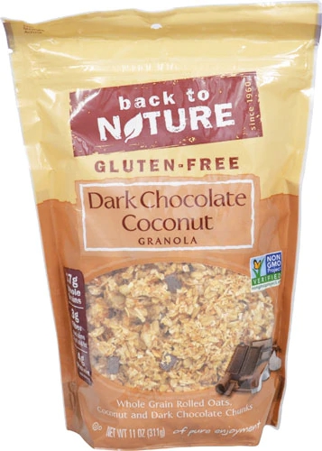 Back To Nature Granola Gluten Free Dark Chocolate Coconut -- 11 oz