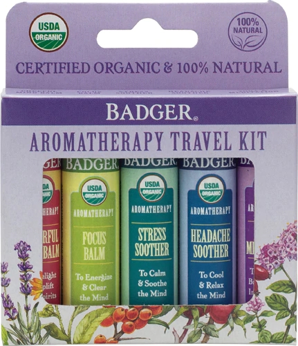 Comprar Badger Aromatherapy Travel Kit 5 Pack -- 0.15 oz