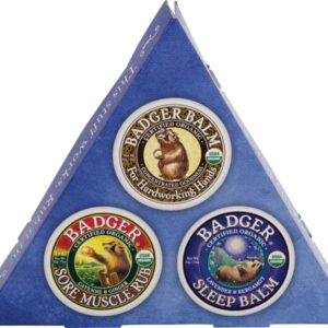Badger Balm Mini Sampler 3 Tin Set -- 0.75 oz