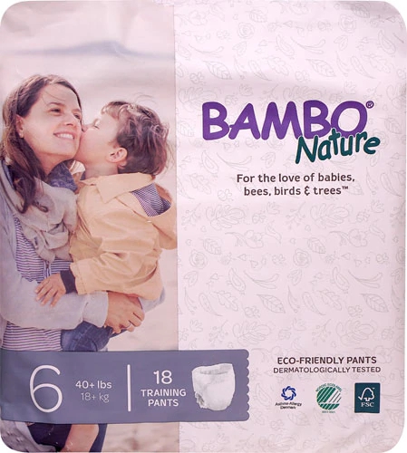 Comprar Bambo Nature Training Pants Stage 6 - 40+ lbs -- 18 Diapers