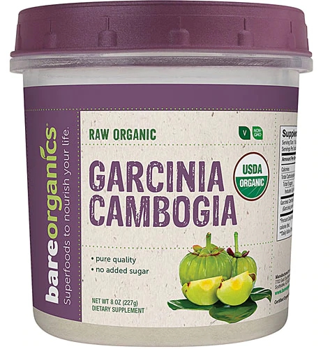 Comprar BareOrganics Garcinia Cambogia Raw Powder Raw -- 8 oz