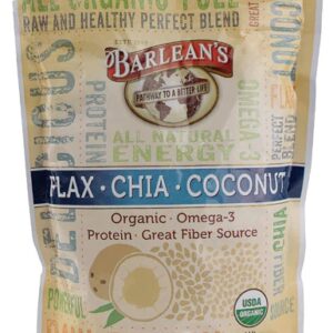 Barlean's Flax Chia Coconut Raw-Energy Powder -- 12 oz