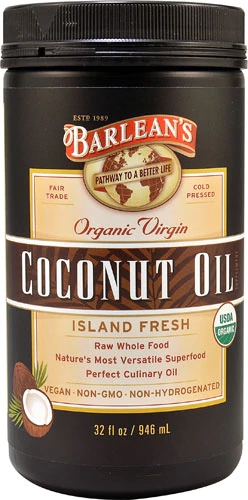 Barlean's Organic Virgin Coconut Oil Island Fresh -- 32 fl oz