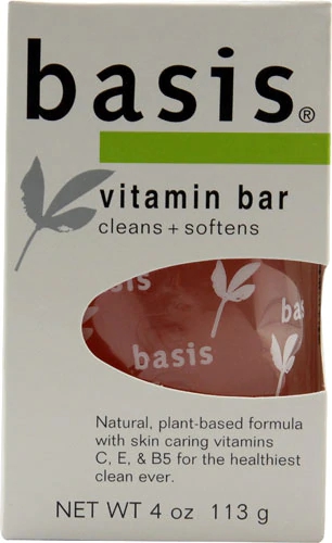 Basis Vitamin Bar Soap -- 4 oz
