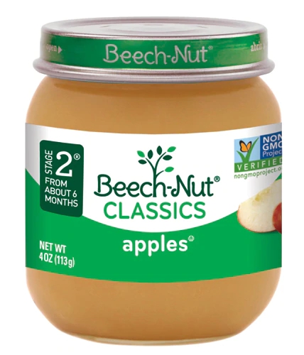 Beech-Nut Classics Jar Stage 2 Apple -- 4 oz Each / Pack of 10