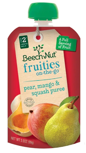 Comprar Beech-Nut Fruit On-The-Go Stage 2 Pear Mango Squash -- 3.5 oz Each / Pack of 12