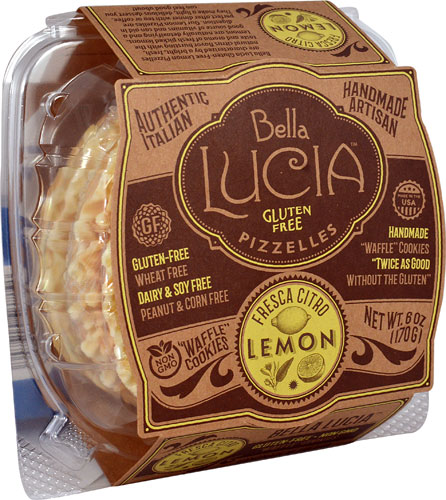 Comprar Bella Lucia Pizzelles Waffle Cookie Gluten Free Fresa Citro Lemon -- 6 oz