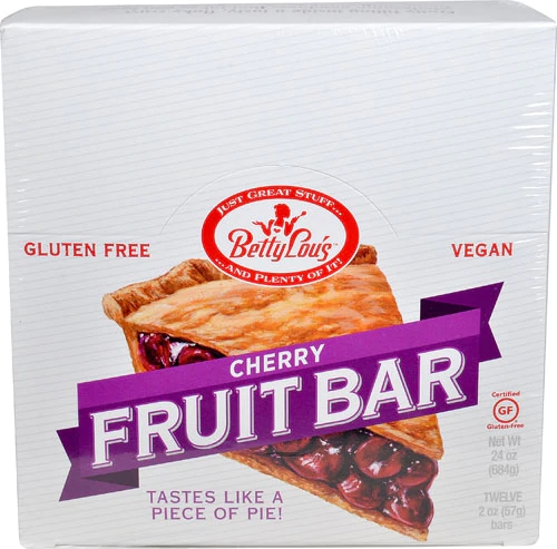 Comprar Betty Lou's Gluten Free Fruit Bars Cherry -- 12 Bars