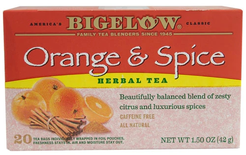 Comprar Bigelow Tea Herbal Tea Caffeine Free Orange and Spice -- 20 Tea Bags