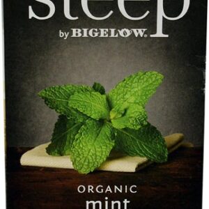 Bigelow Tea Steep Organic Caffeine Free Herbal Tea Mint -- 20 Tea Bags