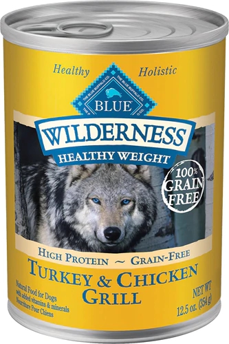 Blue Buffalo Wilderness Dog Healthy Weight Turkey and Chicken -- 12.5 oz