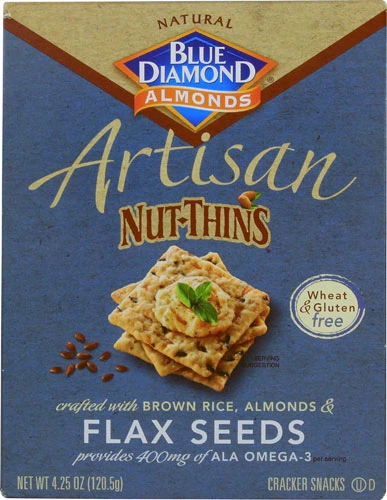 Comprar Blue Diamond Artisan Nut-Thins® Cracker Snacks Flax Seeds -- 4.25 oz