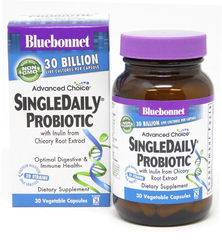 Comprar Bluebonnet Nutrition Advanced Choice® Single Daily® Probiotic -- 30 Vegetable Capsules