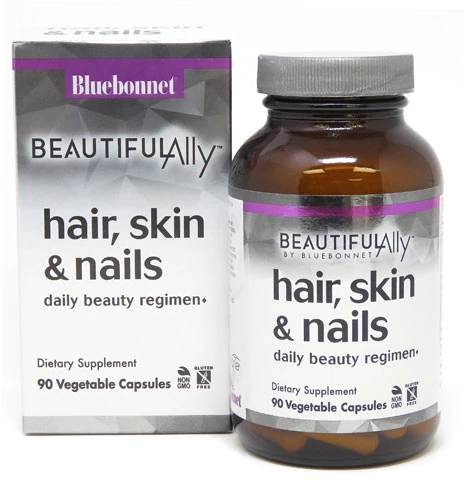 Comprar Bluebonnet Nutrition Beautiful Ally™ Hair Skin & Nails -- 90 Vegetable Capsules