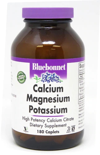 Comprar Bluebonnet Nutrition Calcium Magnesium Potassium -- 180 Caplets