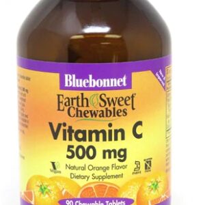 Bluebonnet Nutrition EarthSweet® Chewables Vitamin C Natural Orange -- 500 mg - 90 Chewable Tablets