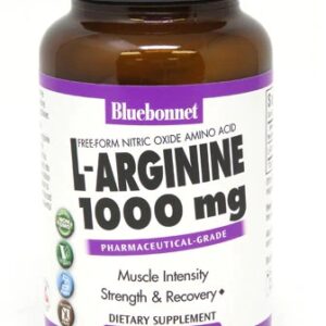 Bluebonnet Nutrition L-Arginine -- 1000 mg - 90 Caplets