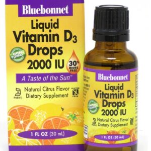 Comprar Bluebonnet Nutrition Liquid Vitamin D3 Drops Natural Citrus -- 2000 IU - 1 fl oz