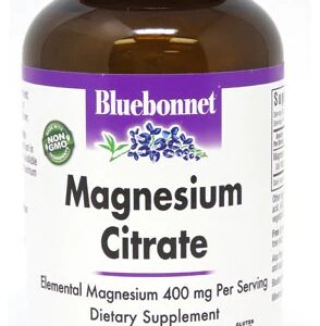 Bluebonnet Nutrition Magnesium Citrate -- 400 mg - 120 Caplets