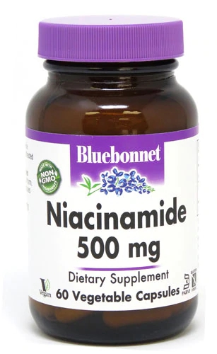 Comprar Bluebonnet Nutrition Niacinamide -- 500 mg - 60 Vegetable Capsules