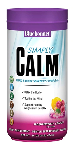 Bluebonnet Nutrition Simple Calm™ Powder Raspberry Lemon -- 16 oz