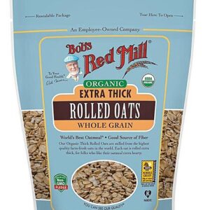 Bob's Red Mill Organic Rolled Oats - Extra Thick -- 16 oz