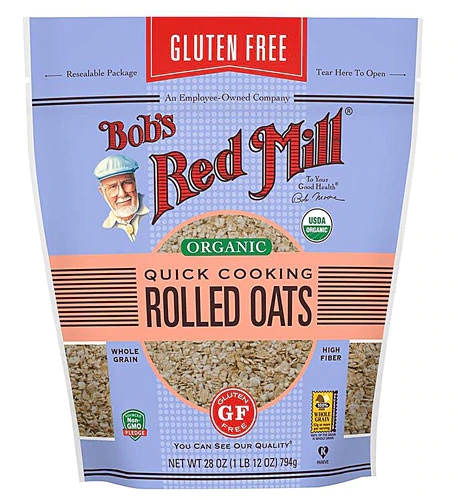 Comprar Bob's Red Mill Organic Rolled Oats Gluten Free - Quick Cooking -- 28 oz