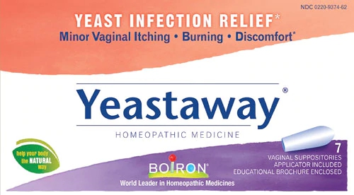 Boiron Yeastaway -- 7 Suppositories