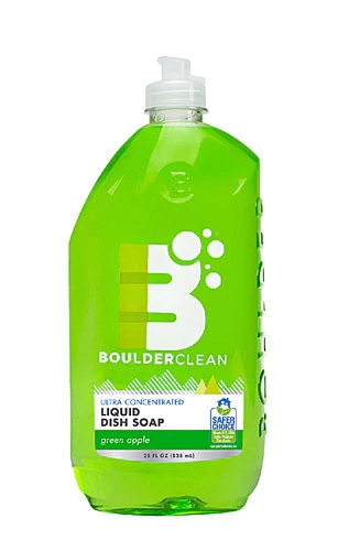 Comprar Boulder Clean Ultra Concentrated Natural Liquid Dish Soap, Green Apple -- 28 fl oz