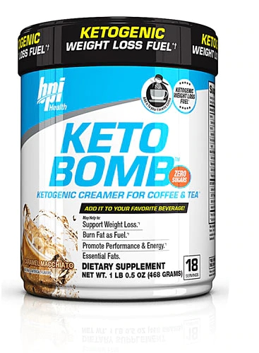 Comprar BPI Sports KETO BOMB™ Ketogenic Creamer For Coffee & Tea Caramel Macchiato -- 18 Servings